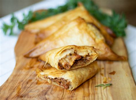 phyllo-beef-turnovers-with-mozzarella image