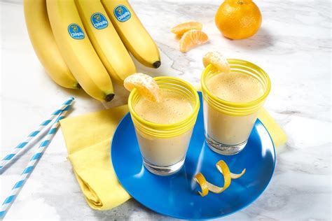 quick-creamy-clementine-and-chiquita-banana-smoothie image