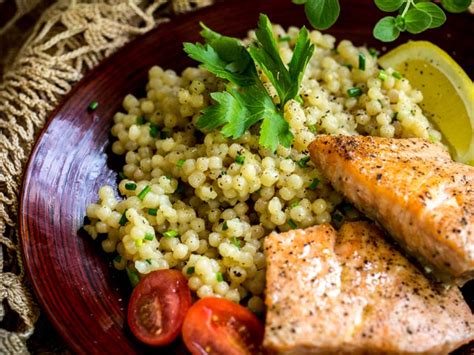 lemon-and-herb-infused-israeli-couscous-the image