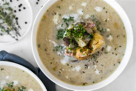 guest-post-mushroom-chowder-with-bacon-and-leeks image