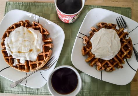 oatmeal-waffles-with-cinnamon-maple-greek-yogurt image