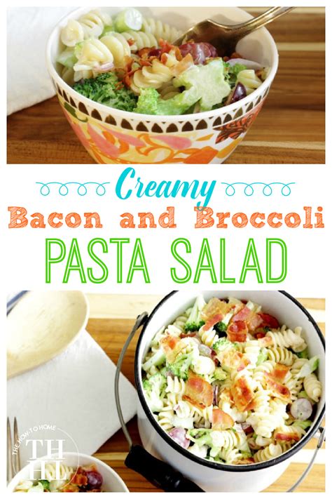 creamy-broccoli-pasta-salad-with-bacon-and-grapes image