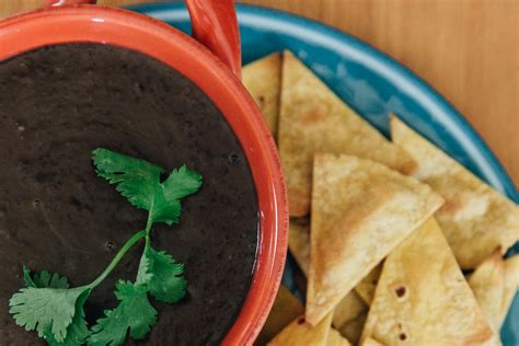 recipe-spicy-chipotle-bean-dip-with-baked-tortilla-chips image