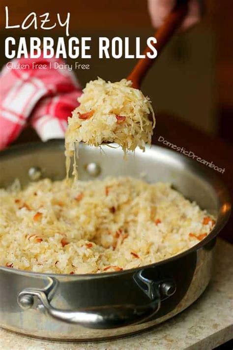 lazy-cabbage-rolls-with-rice-sauerkraut-and-bacon image