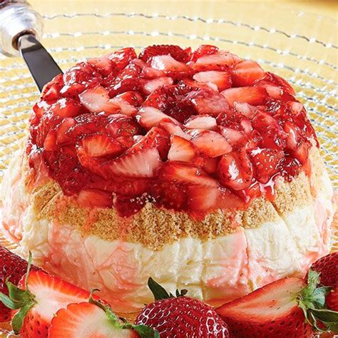 strawberry-cheesecake-bombe image