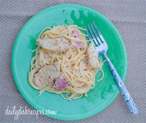 skinny-chicken-cordon-bleu-pasta-daily-dish image