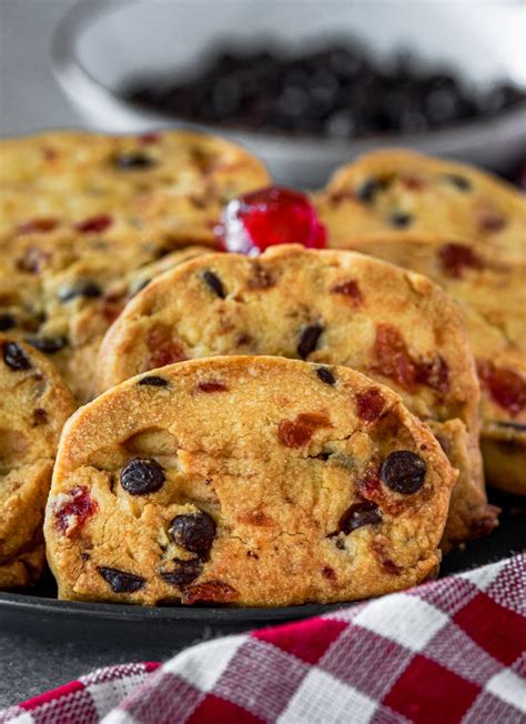 maraschino-cherry-shortbread-cookies image