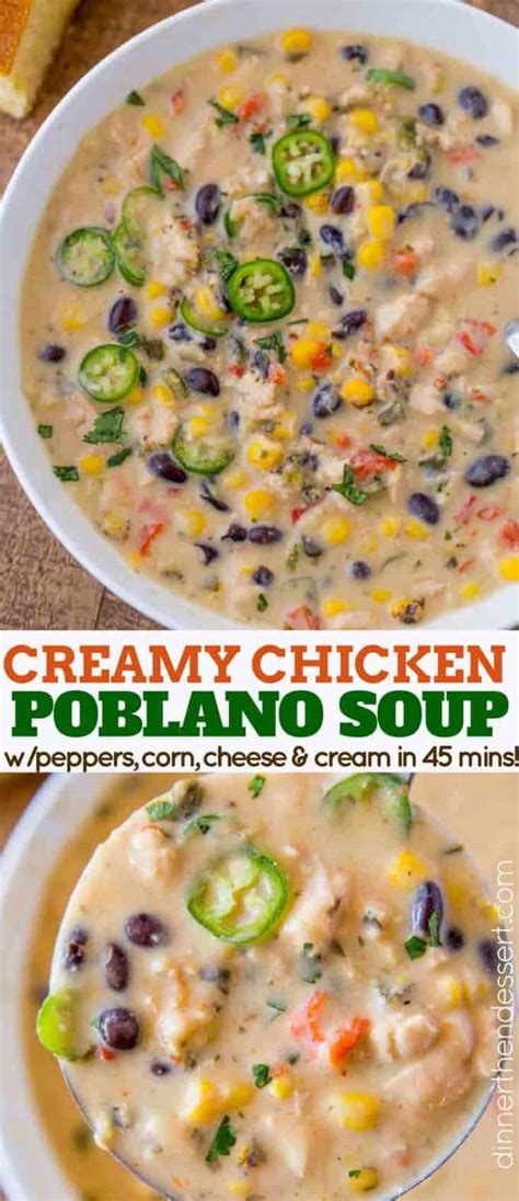 creamy-chicken-poblano-pepper-soup-dinner-then image