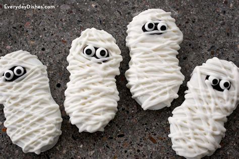 mummy-halloween-cookies-recipe-everyday-dishes image