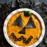 beef-taco-dip-recipe-halloween-jack-o-lantern-best image