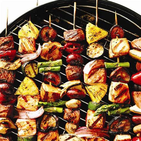chicken-shiitake-and-asparagus-skewers image