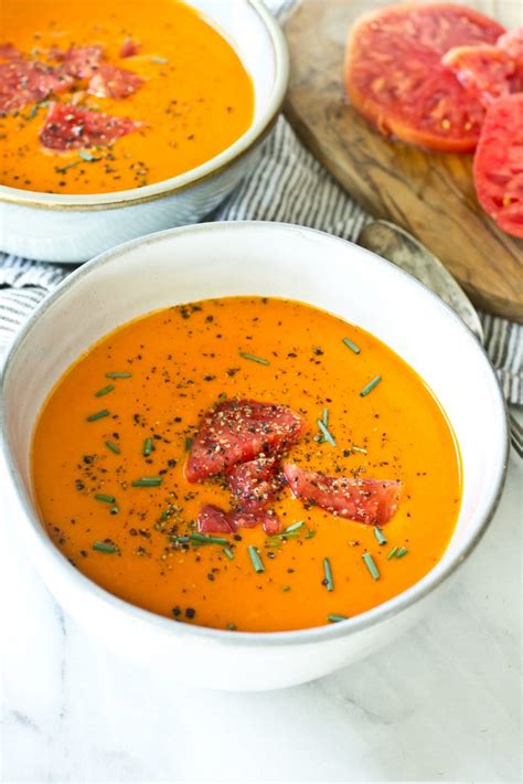 garden-heirloom-tomato-soup-the-gourmet-gourmand image