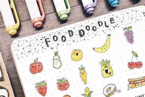 25-best-step-by-step-food-doodles-for-your-bujo image