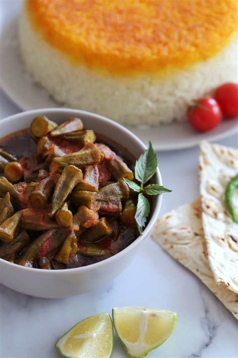 khoresht-bamieh-recipe-persian-okra-stew-yummynotes image