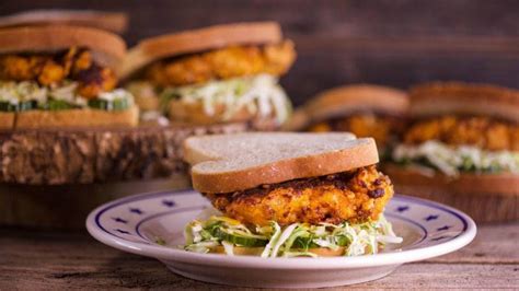 hot-chicken-sandwiches-with-pickles-n-slaw-rachael image