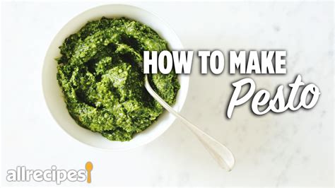 how-to-make-homemade-pesto-sauce-allrecipes image