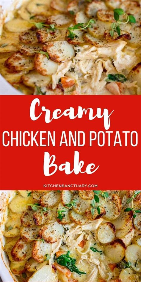 creamy-chicken-and-potato-bake-nickys-kitchen image