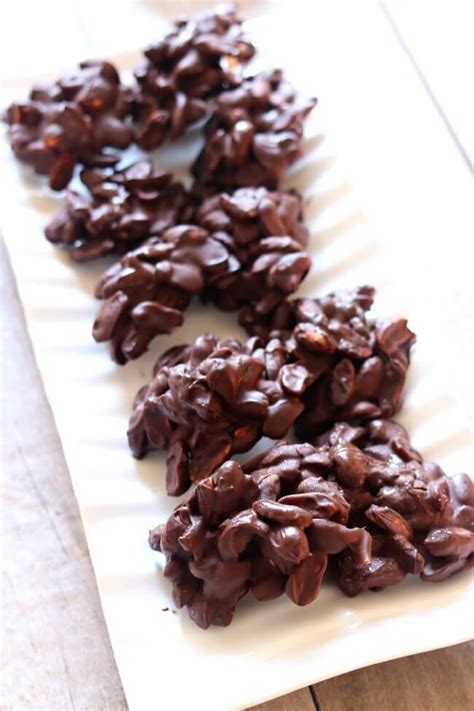 slow-cooker-dark-chocolate-peanut-clusters image