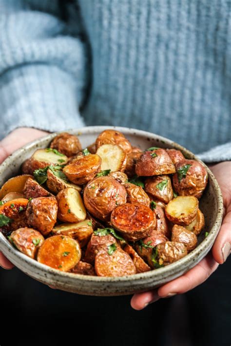 perfectly-roasted-potatoes-recipe-sweetphi image