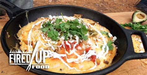 campfire-mexican-omelet-with-chorizo-recipe-50 image