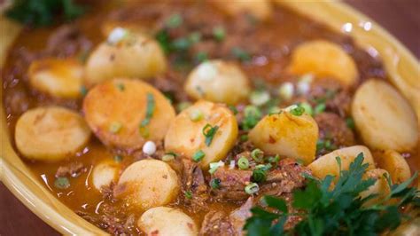 one-pot-mexican-steak-and-potato-stew-with-guajillo-sauce image