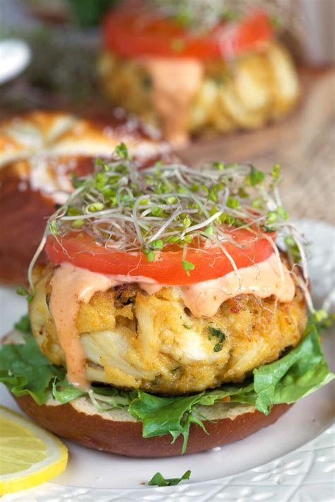 crab-cake-sandwiches-with-spicy-remoulade-the image