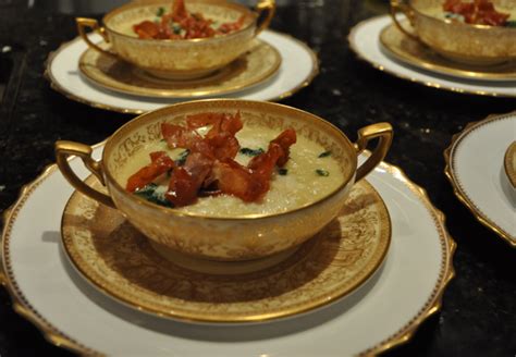 cauliflower-soup-with-crispy-prosciutto-and-parmesan image