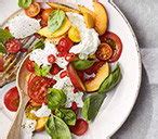 mozzarella-peach-and-tomato-salad-salad image