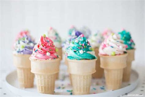 ice-cream-cone-cupcakes-javacupcake-food image