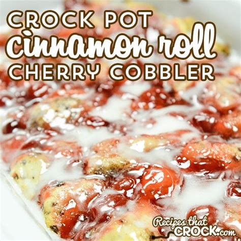 crock-pot-cinnamon-roll-cherry-cobbler image