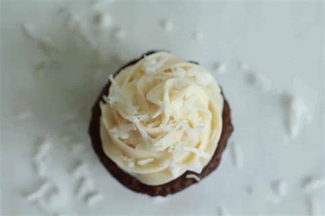 chocolate-coconut-rum-cupcakes-half-baked-harvest image