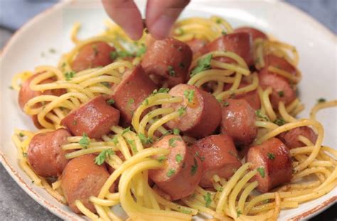 threaded-spaghetti-hot-dog-bites-homemade image