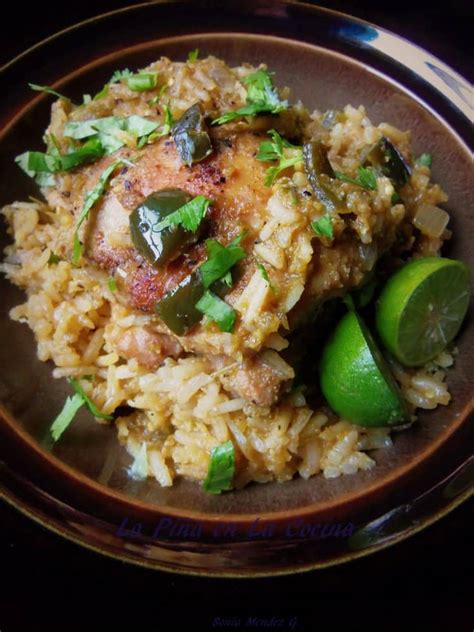 chicken-rice-and-a-little-spice-tomatillo-poblano image