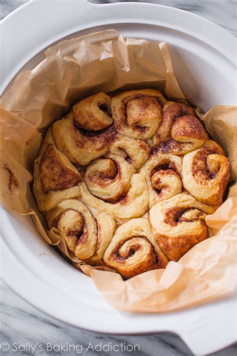easy-slow-cooker-cinnamon-rolls-sallys-baking-addiction image