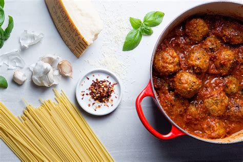 30-minute-spaghetti-and-meatball-recipe-epicurious image