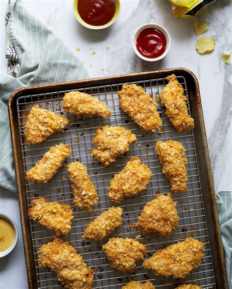 potato-chip-chicken-tenders-recipe-kitchn image