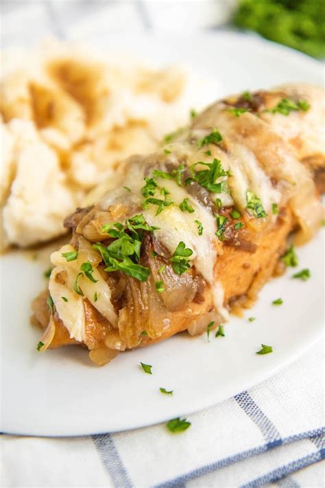 crockpot-french-onion-chicken-easy-dinner-ideas image