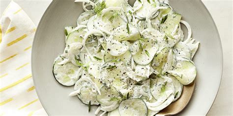 the-best-creamy-cucumber-salad-recipe-myrecipes image
