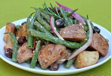 green-bean-red-onion-and-roast-potato-salad-with-rosemary image