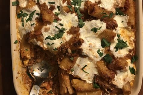 ina-gartens-baked-rigatoni-with-lamb-rag-recipe-is-a image