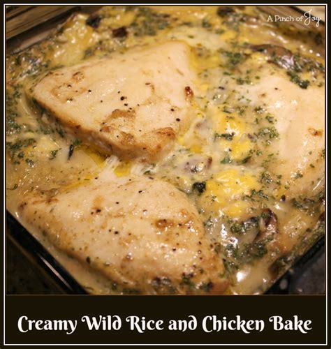 creamy-wild-rice-and-chicken-bake-a-pinch-of-joy image
