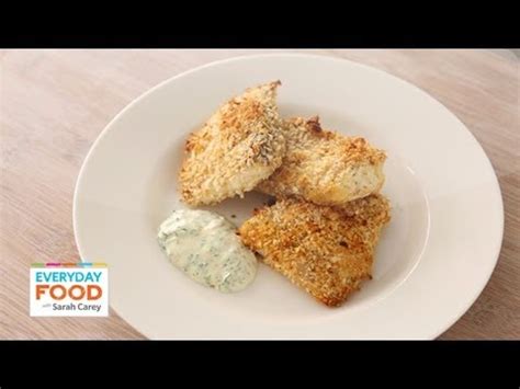panko-crusted-fish-sticks-with-herb-dipping-sauce image