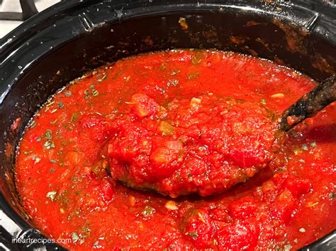 meatless-spaghetti-sauce-i-heart image