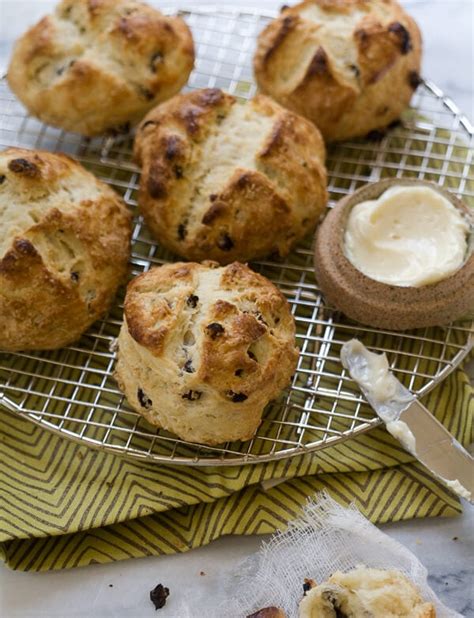 irish-soda-bread-scones-with-salty-whiskey-butter image