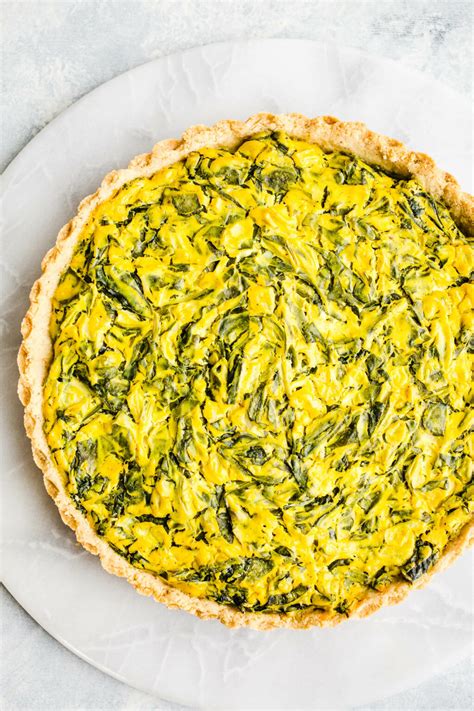 spinach-tofu-quiche-salted-plains image