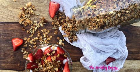 easy-honey-maple-granola-recipe-the-healthy-honeys image