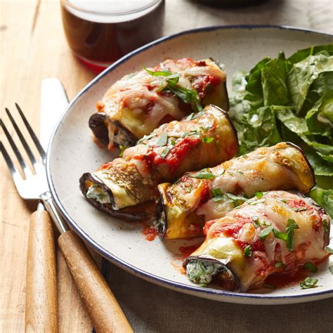 eggplant-lasagna-rolls-eatingwell image