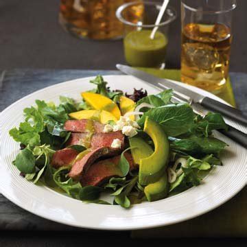 pepper-steak-salad-with-mango-avocado-and-jalapeo image