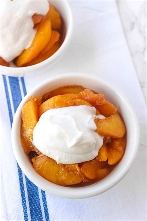 easy-caramelized-skillet-peaches-healthy-liv image