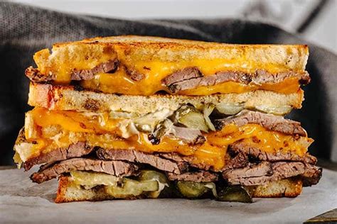brisket-grilled-cheese-leftover-beef-sandwich image